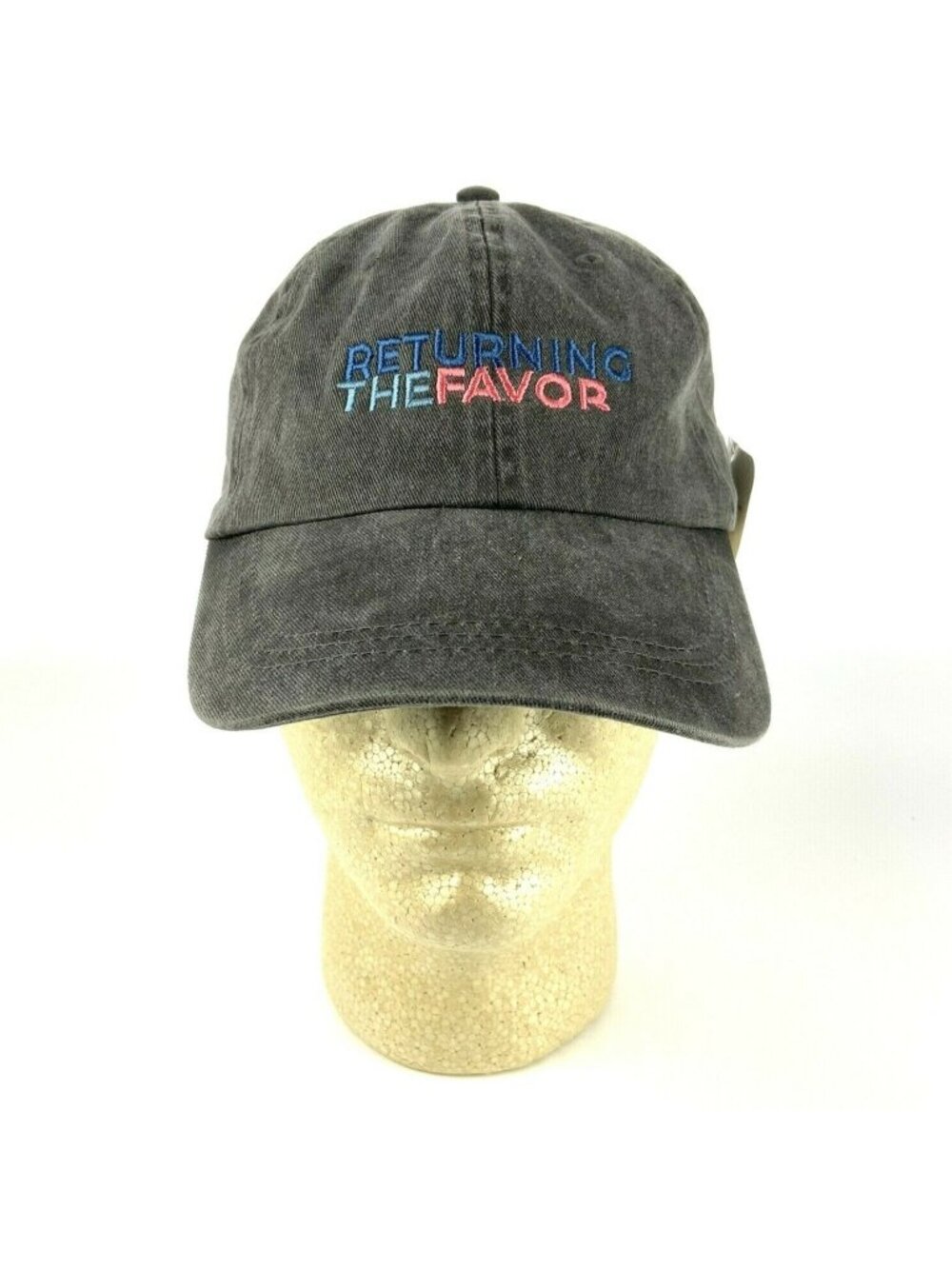 Returning the Favor Hat Cap Mike Rowe TV Series Gray Embroidered Strapback NEW